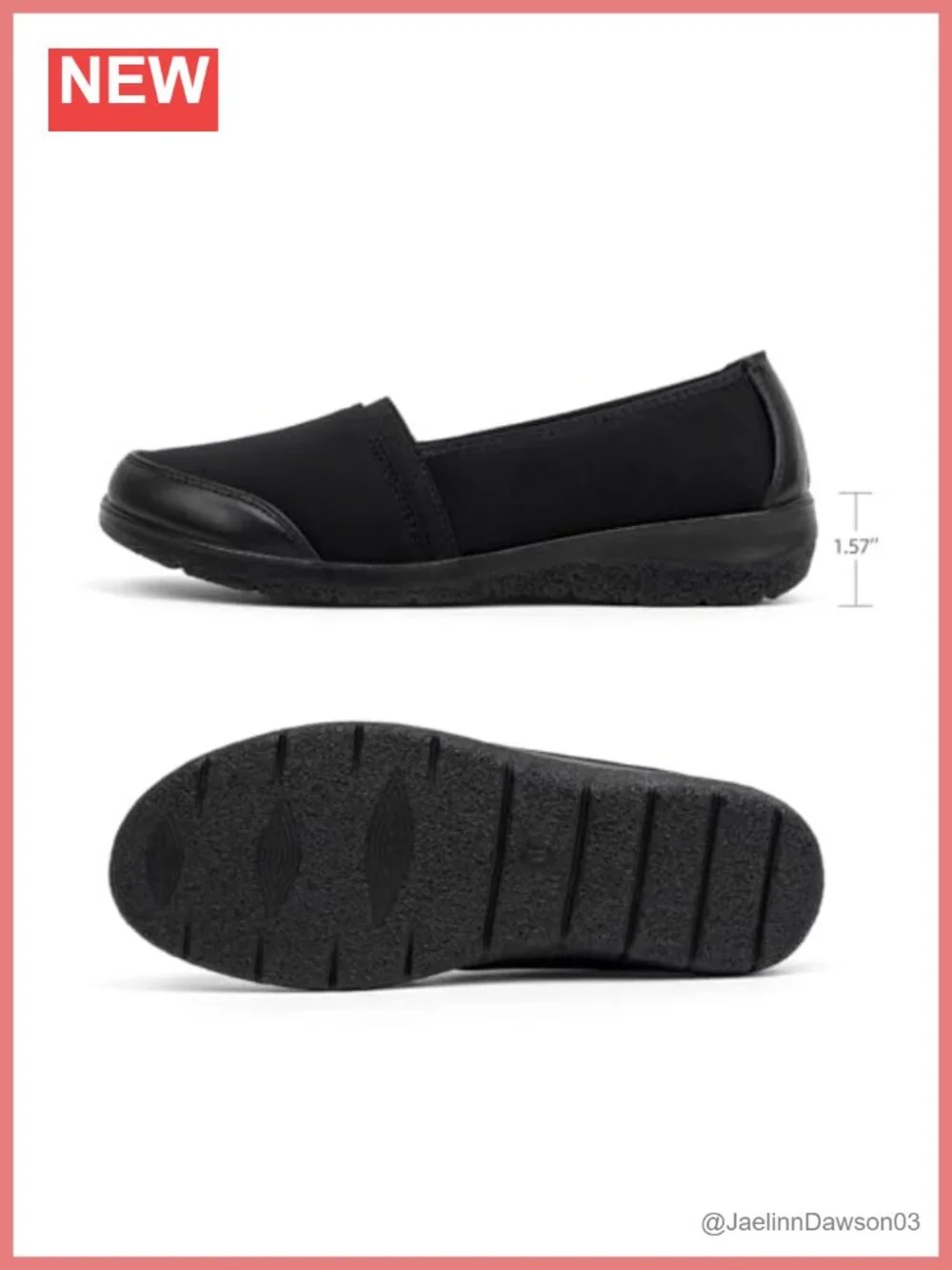 Women's Stretchy Slip-On Orthopedic Loafers Comfortable Walking Work Flats